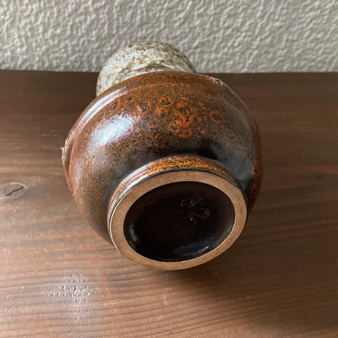 FAT LAVA ファットラバ ヴィンテージ花器 ドイツ花瓶 17cm