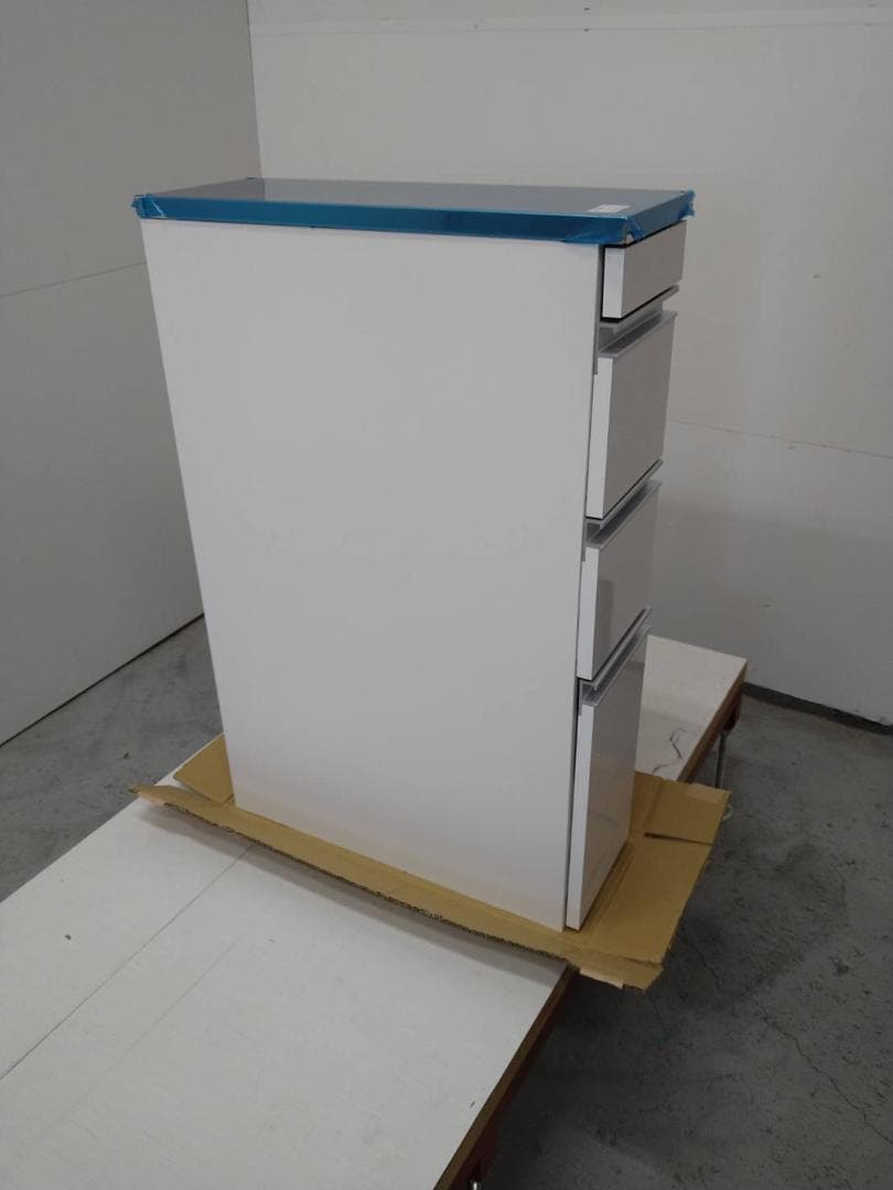 6104 ステンレス天板シンクサイド収納庫3段　幅200