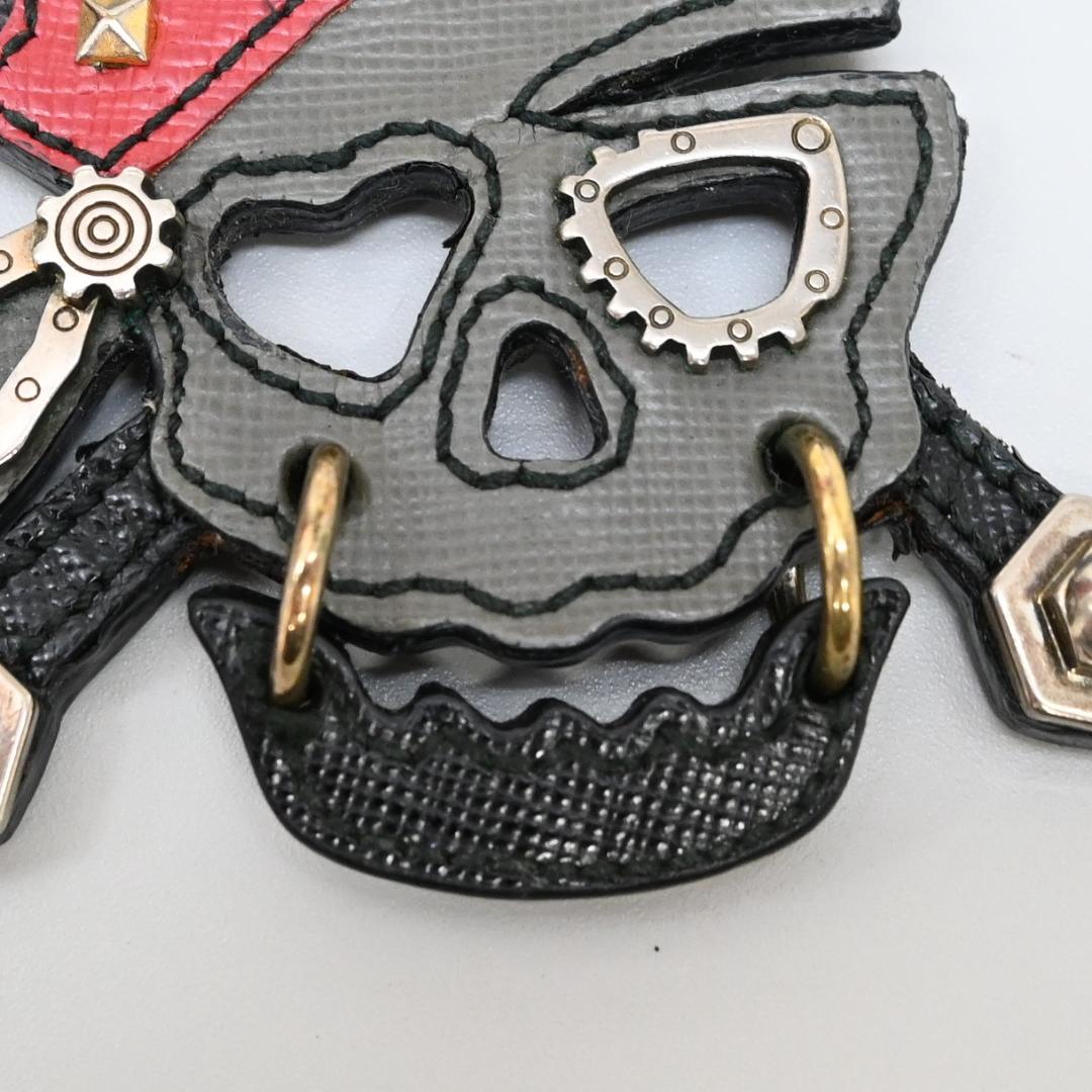 ■ 46543★PRADA プラダ キーホルダー チャーム スカル