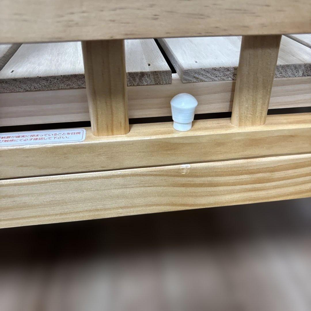 カトージ　KATOJI　ベビーベッド　ハイポジションアーチ ナチュラル