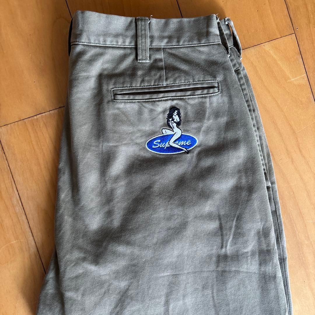 最終値下げsupreme chino pant 32 オリーブ