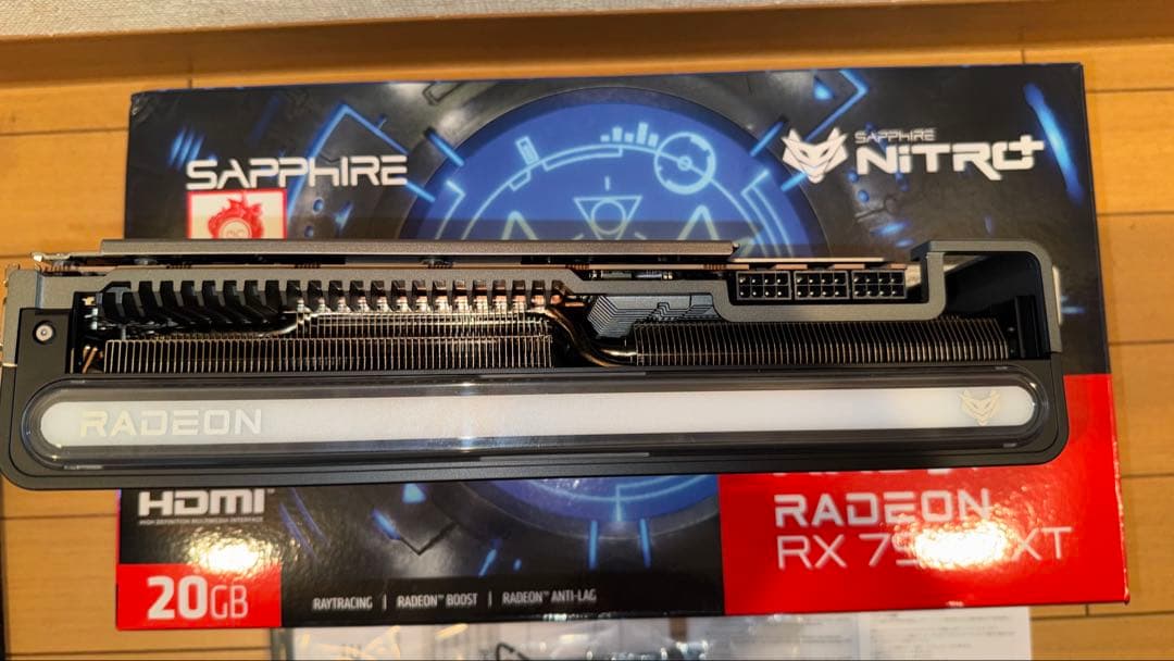 Sapphire NITRO+ RX7900XT OC 20G別売RGBファン付