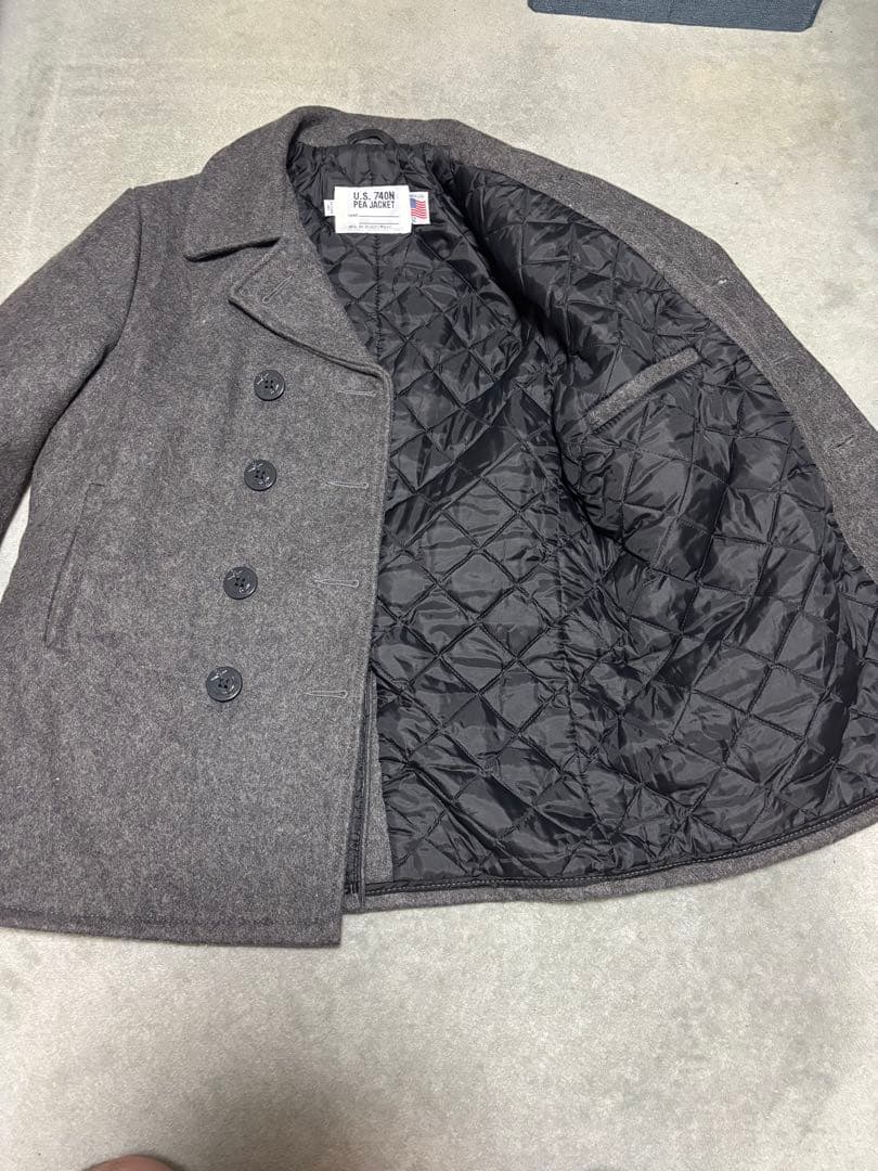 SCHOTT U.S. 740N PEACOAT サイズ42 グレー