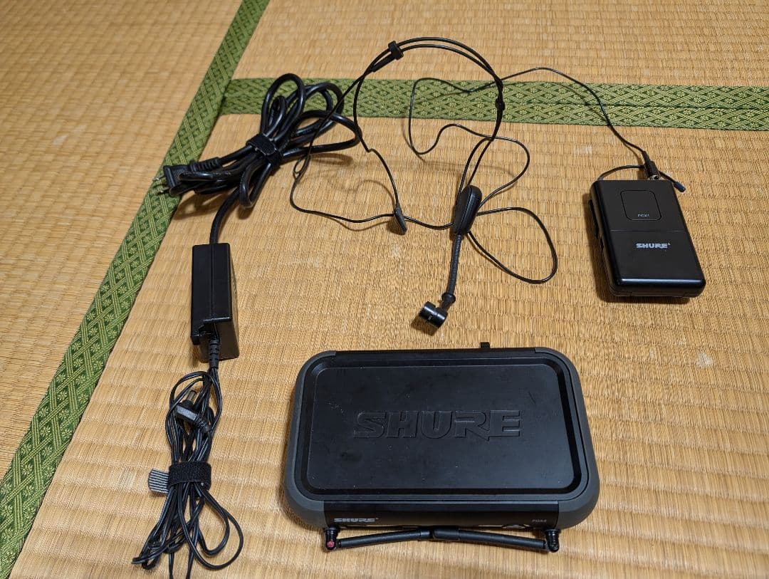 【PSE+技適マーク有り】SHURE PGX4 ワイヤレスシステム　ヘッドセット