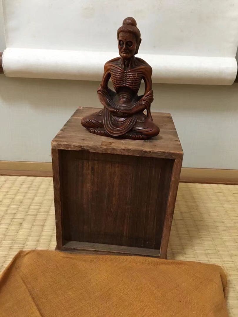 黄杨木 清代 苦行僧 唐物