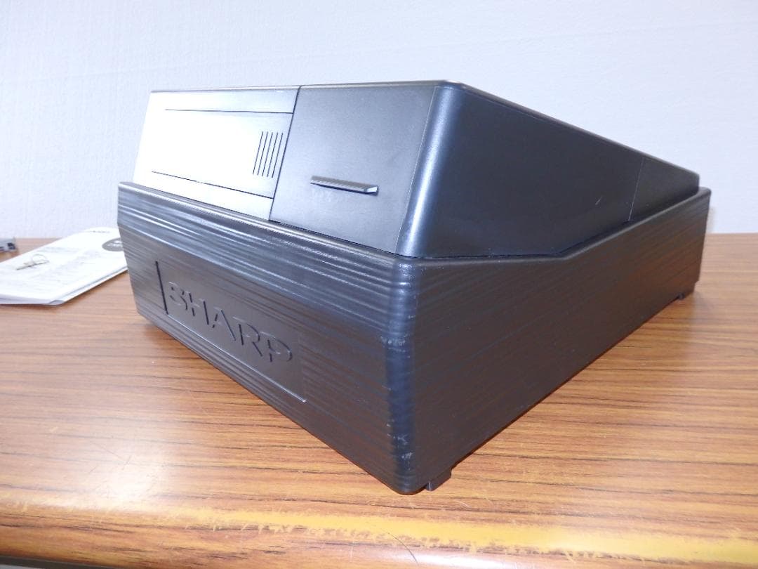 5210 美品設定無料 XE-A147 シャープ ８部門 レジスター 横型領収証